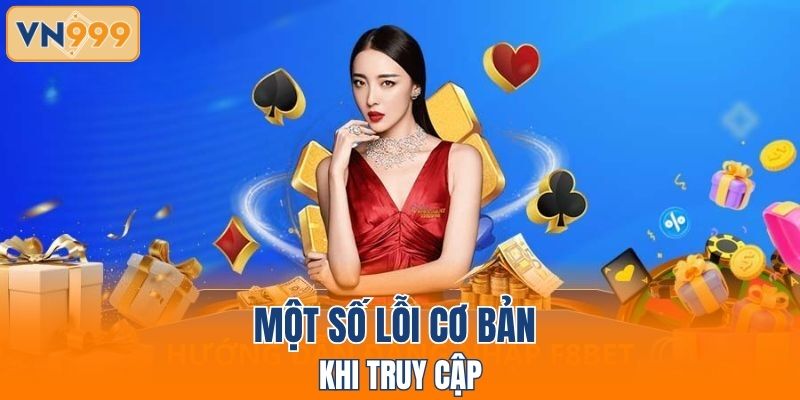 Một số lỗi cơ bản khi truy cập