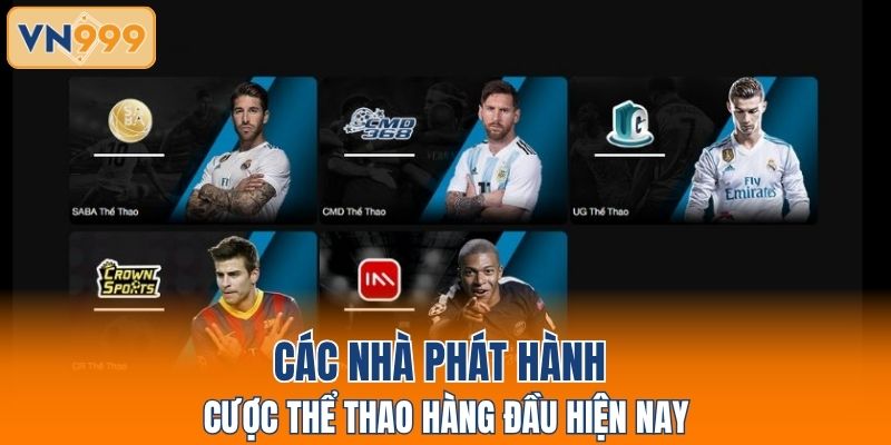 Các nhà phát hành cược thể thao hàng đầu hiện nay